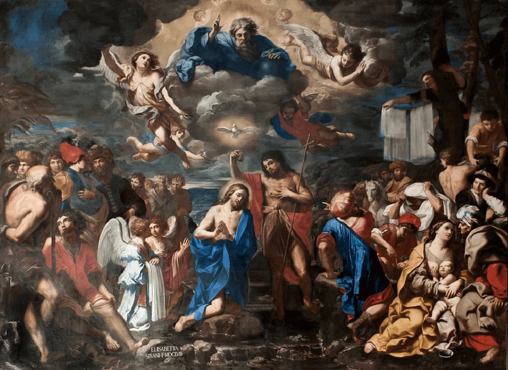 Il Battesimo di Cristo - Chiesa di San Girolamo della Certosa, Bologna